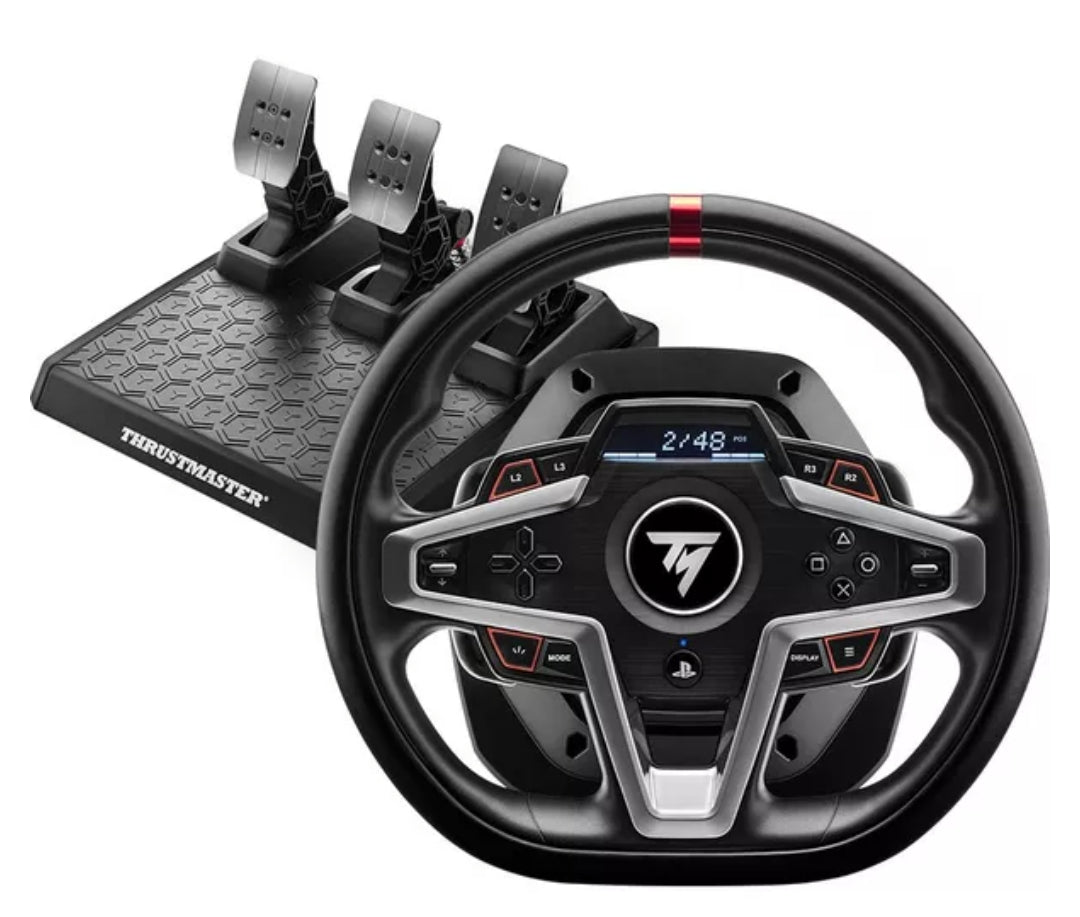 Thrustmaster T248 PlayStation Steering Wheel &amp; Pedal Combo – Ultimate Racing Experience